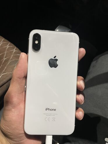 сони плестейшын: IPhone X, Колдонулган, 256 ГБ, Ак, 76 %