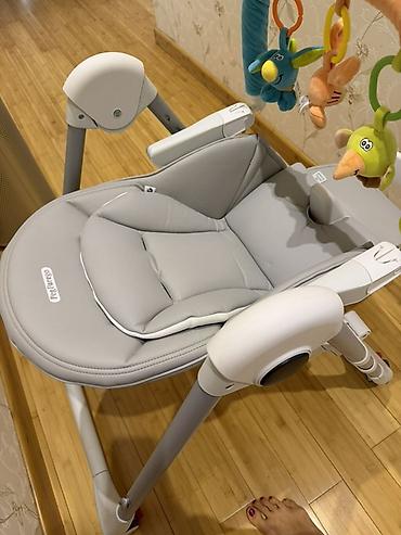 Столы для кормления: Peg Perego Prima pappa Follow Me uşaq yemək stulu və uzanma kreslosu — 1