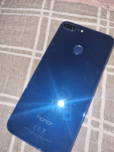 сигнализация с диалоговым кодом: Honor 9 Lite, Колдонулган, 32 ГБ, түсү - Көк