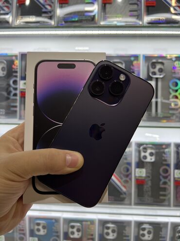 Apple iPhone: IPhone 14 Pro, 256 ГБ, Deep Purple, Коробка