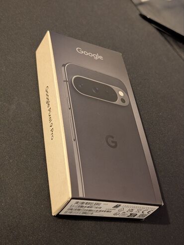 телефоны купить бу: Google Pixel 9 Pro, Новый, 128 ГБ, цвет - Черный, 1 SIM, eSIM