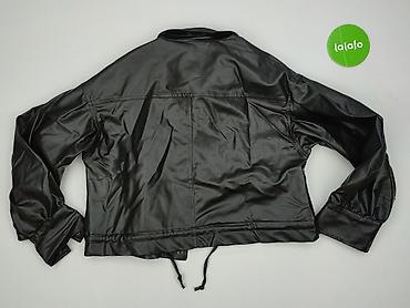ramoneska oversize: Kurtka skórzana damska, rozmiar L — 3