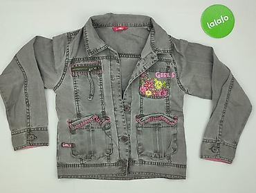 t shirt crop oversize: Dziecięca kurtka jeansowa, 9 lat, 128-134 cm, stan - Bardzo dobry — 2