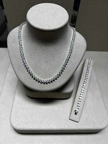 Серебряные украшения: Набор украшений, Проба 925, Женские, Новый — 2