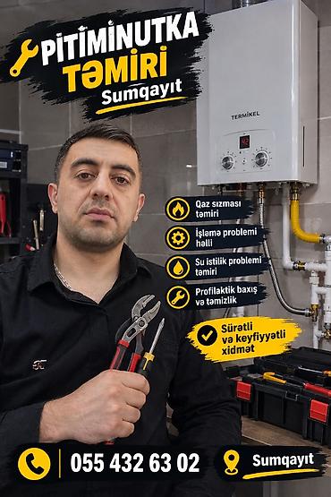 rulavoy temiri: Pitiminutka təmiri – Sumqayıt Xidmətlər: - Qaz sızmasının — 1