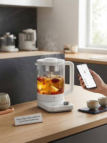 электрочайник xiaomi: Описание для объявления Умный многофункциональный чайник Xiaomi Mijia — 1