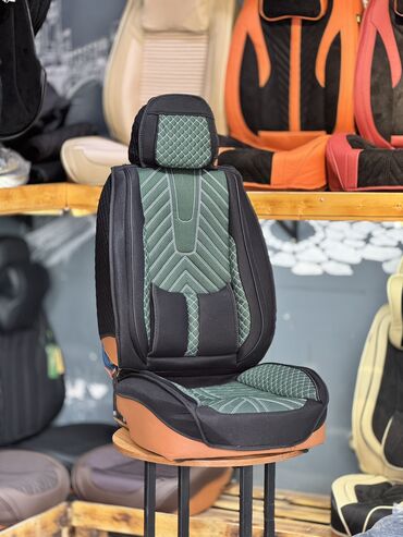 Чехлы и накидки на сиденья: Чехлы Тканевые, С подушкой, цвет - Черный, Новый, Бесплатная доставка, Платная доставка, Самовывоз — 5