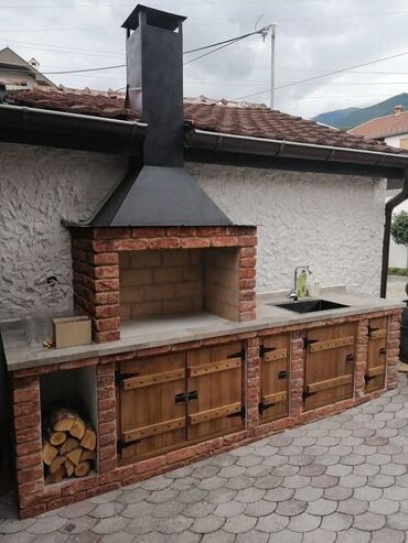 Manqallar, qrillər, barbekyu: Manqal, Kömür, Kərpicli — 1