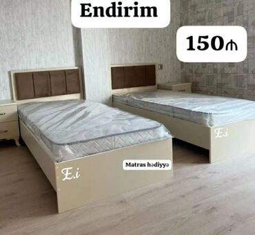 Sifarişlə çarpayılar: Birnəfərlik, Bazasız, Pulsuz matras, Siyirməsiz, Sadə laminat — 11