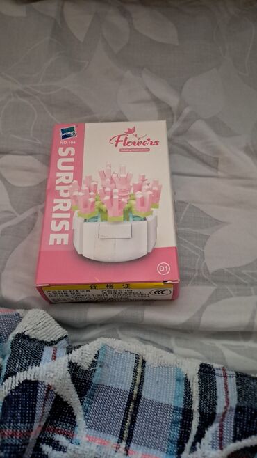 детские игрушки лего: Набор для сборки «Цветы-сюрприз» Flowers Surprise Building Blocks
