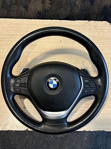 BMW çoxfunksiyalı sükan - Orijinal BMW sükan çarxı, dəri üzlü -