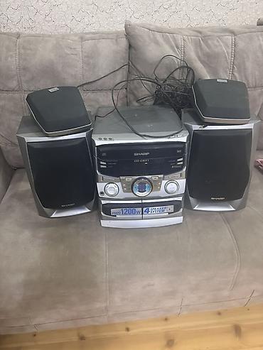 sharp paltaryuyanlari: SHARP mini musiqi mərkəzi – 4 dinamikli sistem Komplekt: - Mərkəzi — 2