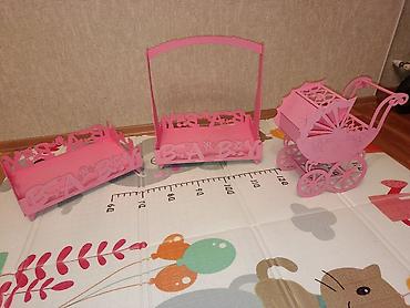 Uşaq temalı dekorativ set - Material: yüngül, möhkəm MDF/kontraplak