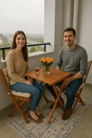 Bağ, çöl masa və oturacaq dəstləri: Yeni, Kvadrat masa, 2 stul, Açılan, Stullar ilə, Taxta -da lalafo.az — 2 Bağ, çöl masa və oturacaq dəstləri: Yeni, Kvadrat masa, 2 stul, Açılan, Stullar ilə, Taxta — 2