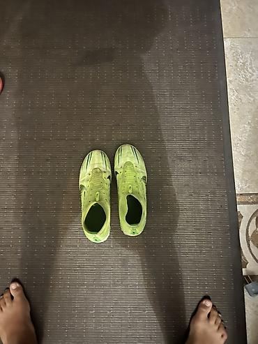 кросовки беговые: Мужские кроссовки, 38, 38.5, 39, Nike, Б/у, цвет - Желтый, Платная доставка — 2