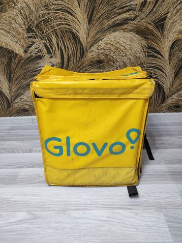 желтая сумка: Сумка GLOVO