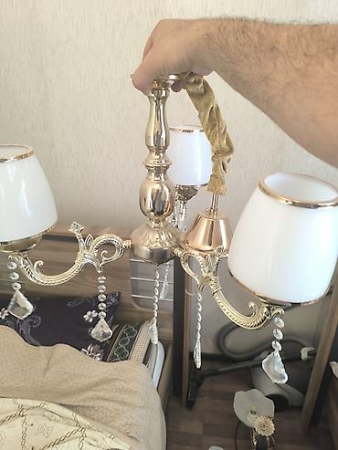 mişura işıq: Çılçıraq, 3 lampa, Şüşə — 2