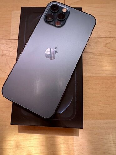 iphone 14 2 ci el: IPhone 12 Pro, 128 GB, Matte Silver, Zəmanət, Face ID, Sənədlərlə