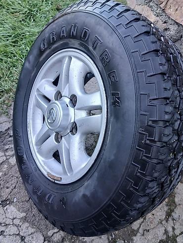 Колеса в сборе 265 / 70 / R 16, Всесезонная, Б/у, Запаска, Внедорожные (АТ/МТ), Литые, отверстий - 6 at lalafo.kg Колеса в сборе 265 / 70 / R 16, Всесезонная, Б/у, Запаска, Внедорожные (АТ/МТ), Литые, отверстий - 6