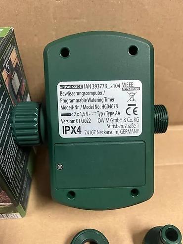 Sredstva za navodnjavanje: Parkside programabilni tajmer za navodnjavanje – model HG04678 (IAN — 4