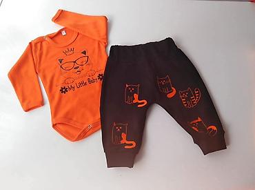 Kompleti: 2 delni kompletic Vel 56-62 dvobroj do 3 meseci 68 do 5 meseci 74 do 9 — 8