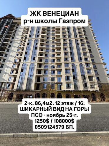 пентхаус дом купить: 2 комнаты, 87 м², Элитка, 12 этаж, ПСО (под самоотделку)