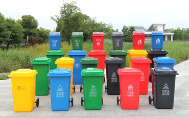 мусорные контейнеры бишкек: Мусорные контейнеры новые пластиковые с крышкой с колесиками в