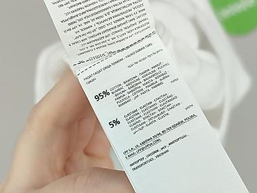 bluzki basic białe: Sinsay, Top damski, rozmiar M — 4