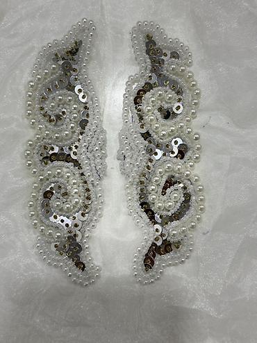 Швея: Нашивка🤍 Авторская бисерная нашивка премиум handmade ✨ Сочетание — 9