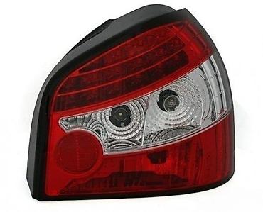 KRISTALNA LED STOP SVETLA AUDI A3 8L (2) | Kristalna crveno bela
