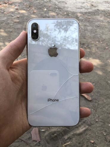 kemei epilator qiymeti: IPhone X, 64 GB, Ağ, Qırıq, Face ID
