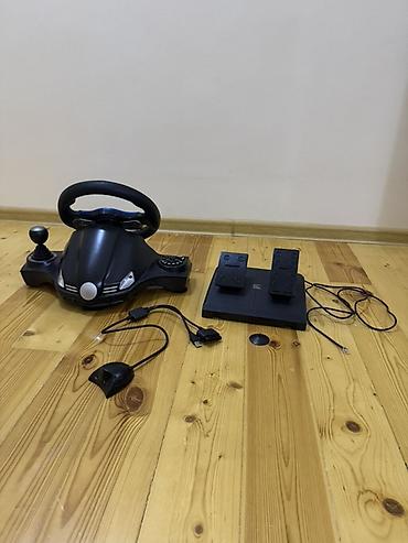 racing wheel: ICORE iC-RWP3000 Racing Wheel – 3‑in‑1 sükan seti (PS2/PS3/PC) — 4