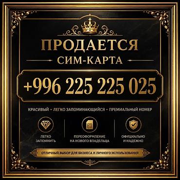 авто проект: Продаётся SIM-карта с премиальным, легко запоминающимся номером: +996 — 1