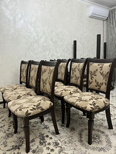 древесный уголь: Набор обеденных стульев (15 шт.) (1шт. 1000сом) - Каркас из массива — 1