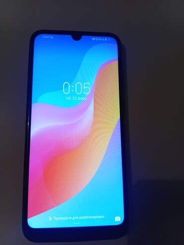 Honor: Honor 8A 2020, Б/у, < 2 ГБ, цвет - Синий, 2 SIM