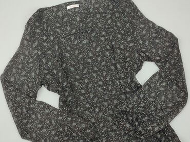 bluzki czarne z bufiastymi rękawami: Blouse, XL (EU 42), condition - Very good