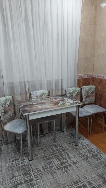 metbex ucun uqlavoy divanlar: Для кухни, Нераскладной, Прямоугольный стол, 4 стула