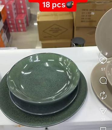 gomila: Elegantni 18-delni servis za ručavanje – premium keramika sa finim — 6