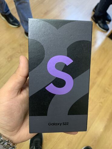 samsun s22 ultra: Samsung Galaxy S22, 256 GB, rəng - Qara, Zəmanət, Barmaq izi, Simsiz şarj