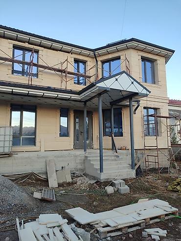 Фасадные работы: Ремонт фасада, Утепление фасада, Фасадный декор | Лепнина, Балясины | Гранит, Мрамор, Сары-Таш | Базальт Больше 6 лет опыта — 13