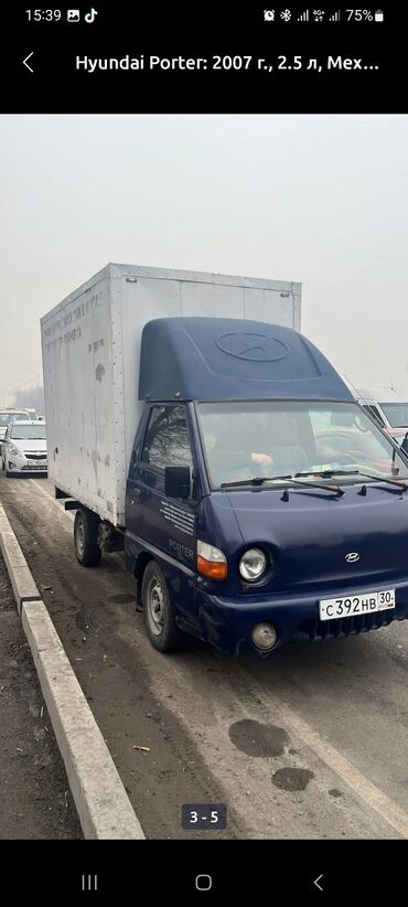 хюндай портер 1: Hyundai Porter: 2007 г., 2.5 л, Механика, Дизель, Фургон