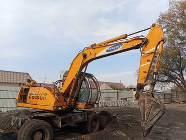 миний экскватор: Экскаватор, Samsung, 1997 г., Дөңгөлөктүү