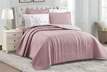 Ćebad i pokrivači: Prekrivač za krevet – luksuzni prošiveni set sa jastučnicama - — 2