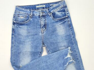legginsy woskowane push up: Jeansy damskie, rozmiar XS