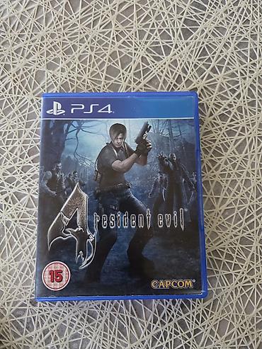 Oyun diskləri: PS4 oyun diski: Resident Evil 4. Disk yaxşı vəziyyətdədir — 1