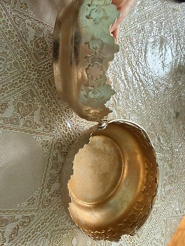 Кухонные принадлежности: Mis qendqabi Qedimi Metal əl işləri – 2 ədəd dekorativ səbət — 2