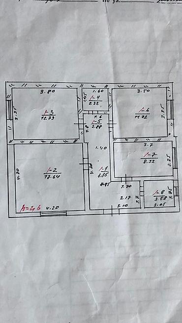 Продажа коттеджей и домов: Дом с участком и садом - район Аламедин -асфальтированная дорога к — 20