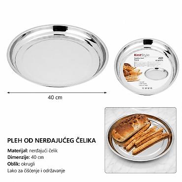 KMT Okrugli od nerđajućeg čelika poslužavnik 5406677 - Namena na lalafo.rs KMT Okrugli od nerđajućeg čelika poslužavnik 5406677 - Namena