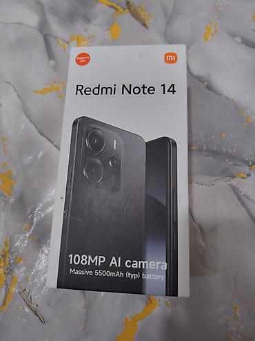 redmi note 14 2 el: Redmi Note 14, 256 GB, rəng - Qara, Barmaq izi, İki sim kartlı — 1