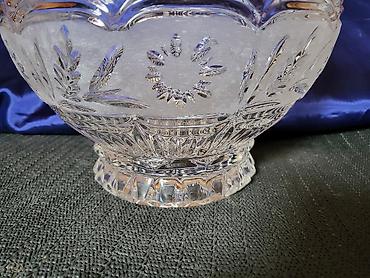 Ostali antikviteti: Cinija kristal Zajecar velika iz 70ih.god. Cinija kristal — 8